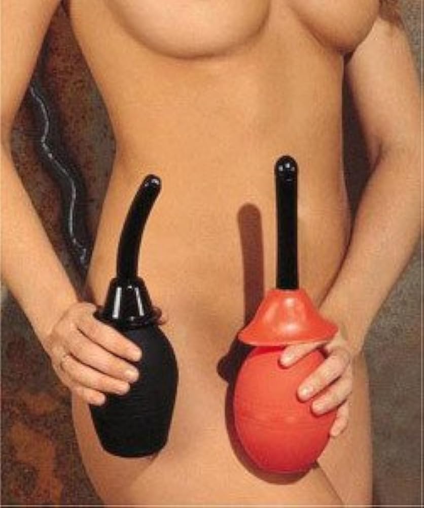 Красный анальный душ