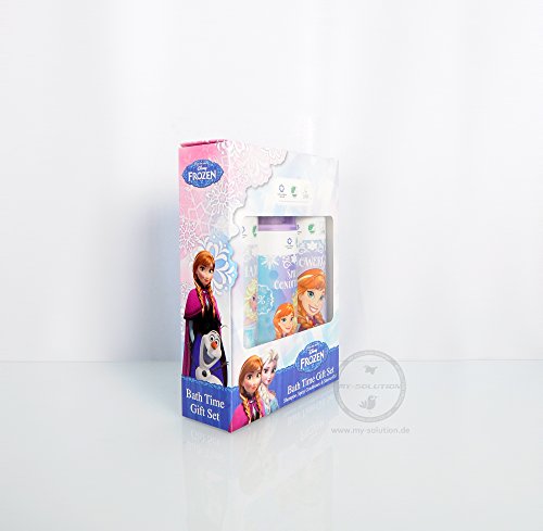 Disney Die Eiskönigin Elsa Anna Olaf Geschenkset Inhalt: 3 Flaschen je 200ml (100ml/2,50 EUR) Shampoo, Spray Conditioner, Duschgel - 2