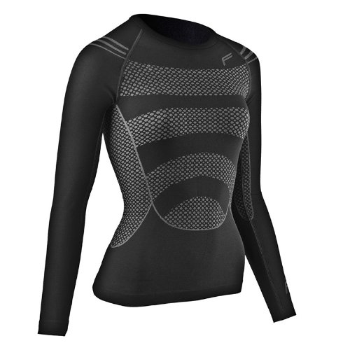 F-lite Body Megalight 200 Longshirt Woman, Black, M, 15-1251-7-2-0002