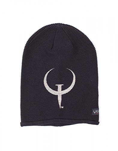 Preisvergleich Produktbild Quake - Champions Logo - Mütze / Beanie / Schwarz / 100 % Polyester