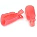 SUMERSHA 26pcs Reusable Soft Plastic Nail Polish Stencil Nail WITH 10pcs Reusable Nail Art Soak Off Cap Clip