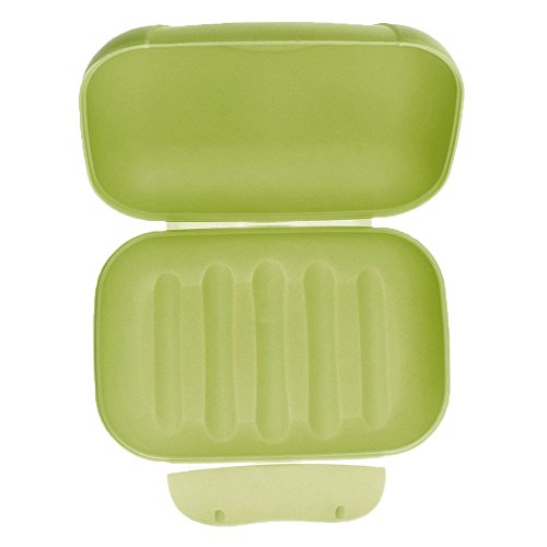Tragbare Seifenkiste Container Reise Trekking Camping Mit Schloss 12 * 8 * 4cm (green) - 2