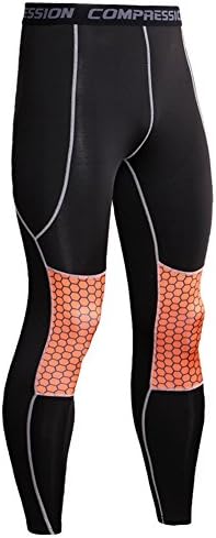 Zhizhen Men Cool Compression Base Layer Sport Pants Quick Dry Sport 3D Digital Cycling Leggings,Runing Gym Yoga Fit Leggings