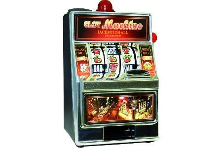 Hucha maquina tragaperras c/luz 06917