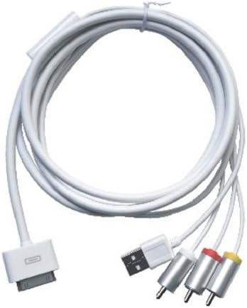 Crazyprofit iPad to TV Cable AV TV RCA Audio Video USB Charger Composite Lead Cable For Apple iPhone 4 4G 4S iPad 2 iPad3 iPod