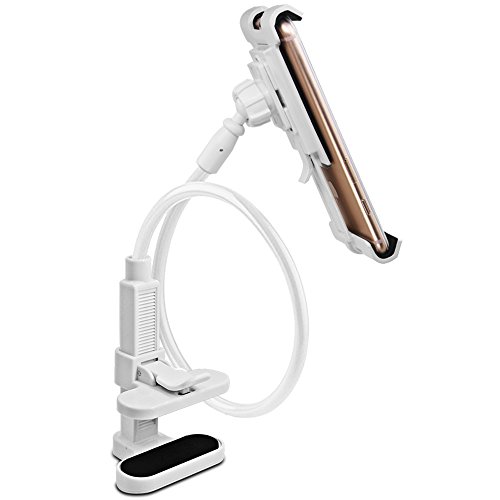 Flexibler Handy StÃ¤nder Tablet Halter, Afunta lang Arm Lazy Smartphone-Halterung, universal 360Â Rotation Klemme Schwanenhals-Halterung fÃ¼r iPad iPhone Android, Schreibtisch Bett Tisch BÃ¼ro Bad