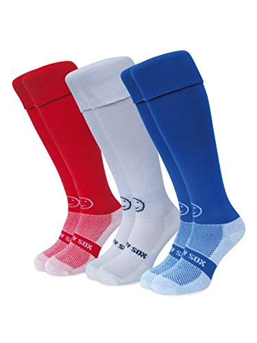 Wacky Sox Saver Pack Bold Classic Calcetines de fútbol, hockey, rugby * Adulto Talla Del Zapato 46-49 EU