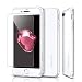 Produktbild iPhone 7 PLUS Vollschutz Hülle + Gratis Panzerglas, Spigen® [Thin Fit 360] Komplettschutz [Weiß] 360° Rundumschutz-Schale in perfekter Passform 2-teilige Premium PC-Material Schutzhülle für Apple iPhone 7 PLUS Hülle Case Cover - White (043CS21100)