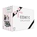 Savisto Premium Crystal Makeup Organiser with 20 Storage Sections 4 Drawers & Brush Display Stand for Make Up Accessories, Cosmetics & Jewellery