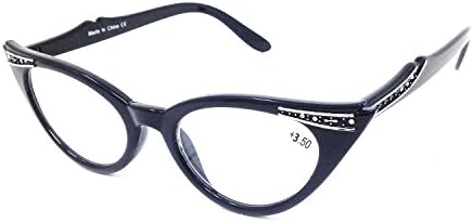 Women +3.50 Reading Glasses Retro Style Clear Lens Vintage Eyewear Spectacles Frame +3.50 Dawnzen®