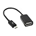 Cables Kart New Micro USB OTG Cable - Attach Pendrive, Mouse, Keyboard to Mobiles & Tablets Samsung Nokia Blackberry Sony - USB a Female to Micro USB B 5 Pin Male Adapter Cable - 2 Year Warranty RS.89.00