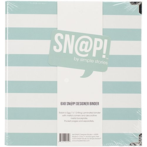 Simple Stories 3995 Snap Designer Binder, Multicolore, 6 x 20,3 cm