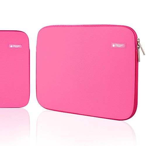 iBenzer – Deluxe Laptop-Hülsen-Beutel-Abdeckungs-Fall für alle 13-Zoll-Laptop-Computer – Macbook Pro 13 “ / Macbook Air 13 “ / Macbook Pro 13 “ mit Retina-Display (Rosa BH-MP13PK) - 2