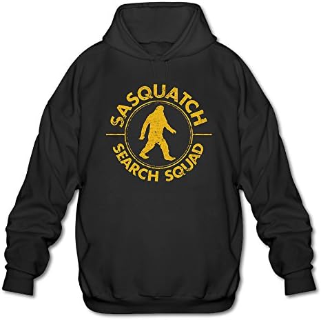 BIGFOOT Search Squad Sasquatch Cryptozoology Men Hoodies Sweatshirts Cool Hoodies -  Black - 