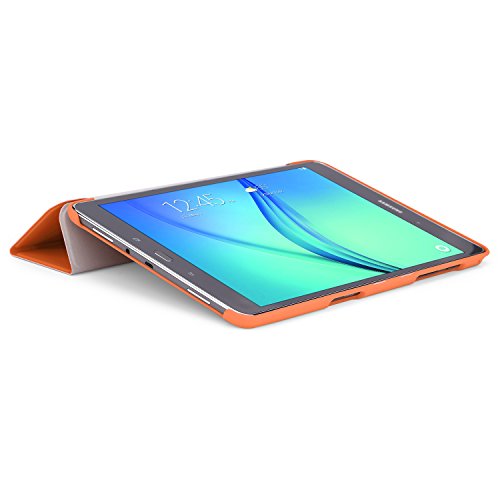 MoKo Samsung Galaxy Tab A 9.7 Hülle – Ultra Slim Lightweight Schutzhülle Smart Cover mit Auto Schlaf / Wach Funktion und Standfunktion für Galaxy Tab A 9.7 Zoll T550 Tablet-PC, Orange - 4