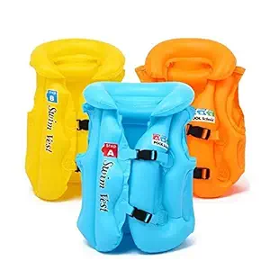 ANTARKHOJ Training Life Jacket Swim School Children Swim Vest Life Jacket for Swimming Pool Inflatable Swimming arm Ring for Adults and Children Aid Floater Life Vest Kids Swimming Pool Float