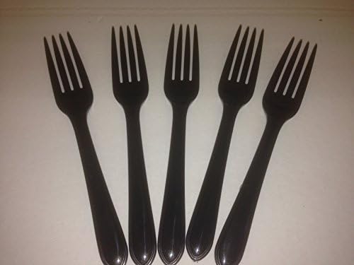 1000 x Heavy Duty Black Forks (Free P &amp;P on all products)