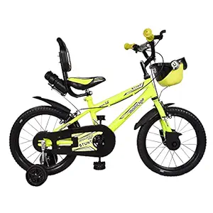 Royal Super Presents Juniors Ride Cycle 14T with Training Wheel, Mudguard for Boys and Girls| 95% Assembled, | Ideal Height : 3 ft + |RoyalSuper Cycle Ideal for 2 to 5 Years