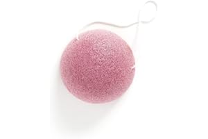 Alma Secret Esponja Limpiadora Pink Konjac. Limpieza facial y corporal. 100% natural con fibra de raíz de Konjac. Todo tipo de piel. Cosmética natural biodegradable. Cruelty Free