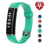 Letsfit Fitness Armband mit Pulsmesser, Fitness Tracker Aktivitätstracker Schrittzähler Smartwatch Pulsuhren IP67 Wasserdicht für Herren, Damen und Kinder