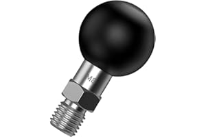 M8 Schraube mit 1 Zoll Kugelhalterung Schrauben für Rückspiegel Motorrad Verbindungsarm Kompatibel Ram Mount Motorrad Handyhalterung（M8-01）