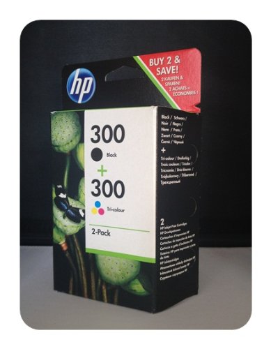 HP 300 2-pack Combo Black/Tri-colour Original Ink Cartridges