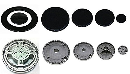 5 BRUCIATORI + PIATTELLI SPARTIFIAMMA ADATTI FRANKE 4 FU + TRIPLA CORONA S 0235