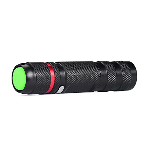 Holeider Taschenlampe Super hell Zoomable Q5 AA / 14500 Mini Fackel Schwarz - 3