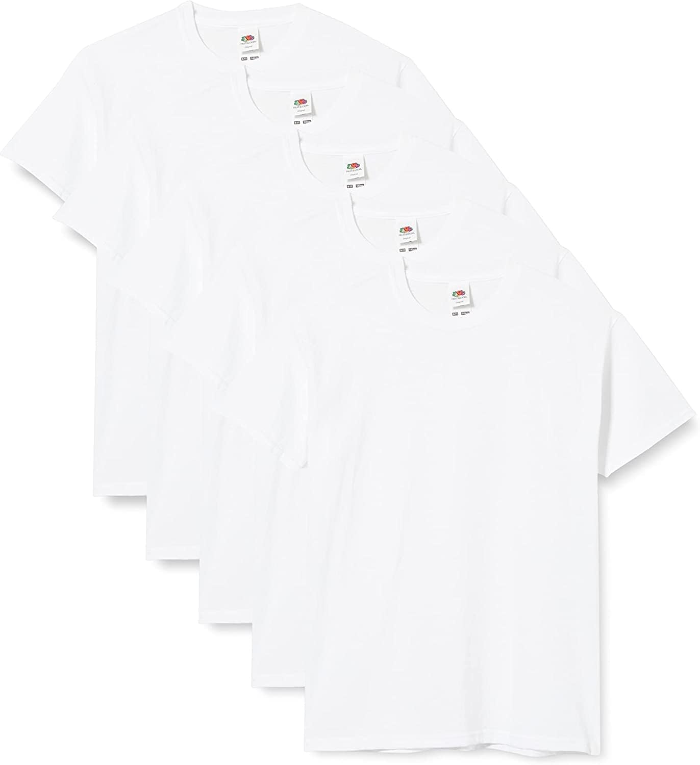 Fruit of the Loom Unisex Kids Kid's Original T T-Shirt (Pack of 5)