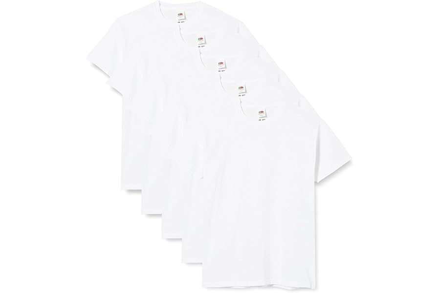 Fruit of the Loom Unisex Kids Kid's Original T T-Shirt (Pack of 5)