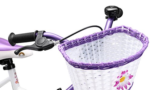 BIKESTAR® Premium Kinderfahrrad für sichere und sorgenfreie Spielfreude ab 3 Jahren ★ 12er Classic Edition ★ Candy Lila & Diamant Weiß - 6