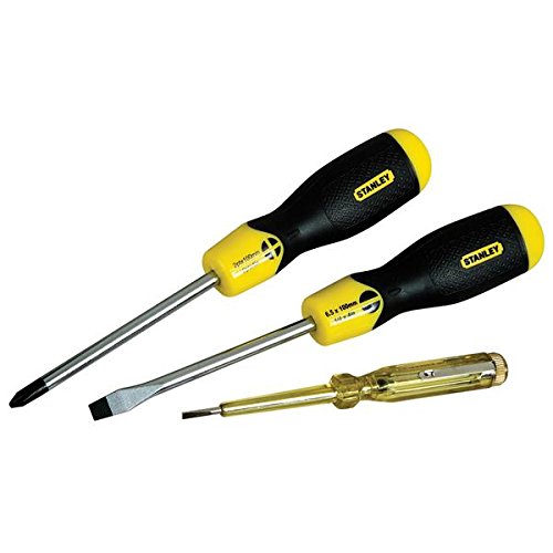 Preisvergleich Produktbild Stanley 3-Piece Cushion Grip Screwdriver Set 0-65-012