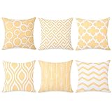 dekokissen gelb kaufen Design: Diese Kissenhüllen wurden mit verstecktem Reißverschluss designed, sehen äußerlich ganz schön aus.