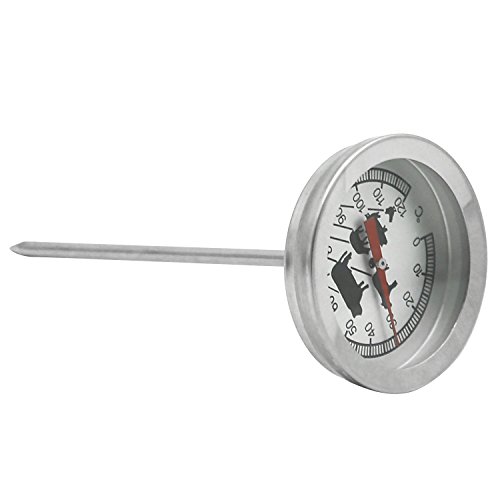 0-120 Celsius Edelstahl Zifferblatt Sonde Thermometer Küche BBQ kochen Fleisch Milch Tee Wasser Essen Sonde Temperatur Thermometer
