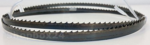 Standard Sägeband Bandsägeband Bandsägeblatt Sägebänder 2240 mm x 6 mm x 0,65 mm x 6 Zähne pro Zoll , für Holz , Hartholz , Brennholz , Sperrholz , Quer- und Schweifschnitte , Elektra Beckum , Metabo , Einhell , Güde , Atika , Westfalia u.v.m. - 2