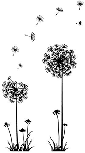 Wandtattoo Pusteblume, schwarz - 5