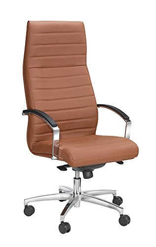 Preisvergleich Produktbild LEDERSESSEL LYNX COGNAC (LYNX MPD CHROM SDLE09)