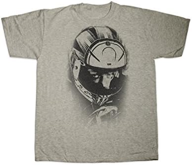Rossi Racing Eyes Helmet Print T-Shirt. All Sizes (Medium, GREY)