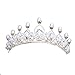 Produktbild Olici MDRW-Bridal Hochzeit Ballsaal Haarnadel Haarschmuck Gold Hochwertige Kristall-Königin Diadem Pearl Krone Krone Accessoires