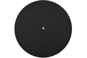 Mavis Laven Anti-static Turntable Mat, Ultra-thin Antistatic Vinyl Turntable Record Pad Flat Soft Padfor Improving Sound Quality and Reducing Noise
