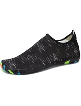 SAGUARO® Badeschuhe Strandschuhe Aquaschuhe Wasserschuhe Surfschuhe Schwimmschuhe für Damen Herren Kinder