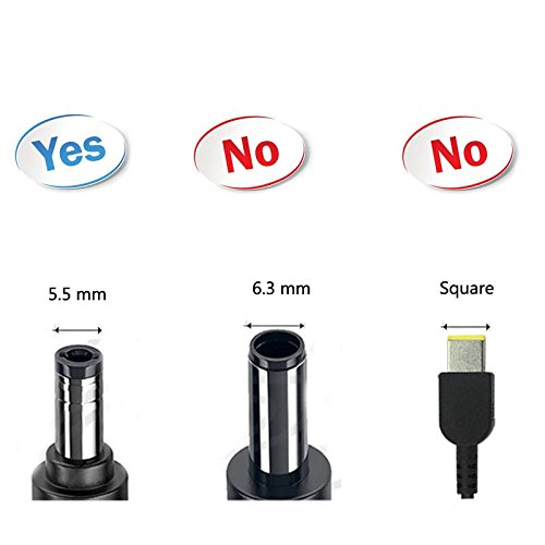 Delippo® 120W 19.5V 6.15A Laptop AC Adapter Ladegerät für Lenovo Y460 Y570 Y580 Y560 Y430P Y470 Y460P Y500 Y510P PA-1211-04LI PA-1121-16 ADP-120L HB MSI GE70 GS70 GE60 GE62(5.5*2.5mm)[ 26 Monate Garantie] - 2