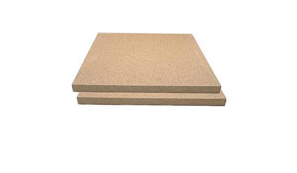 Placca vermiculite in pietra refrattaria di ricambio, 50 x 50 x 3 cm, 2  piastre : Amazon.it: Fai da te