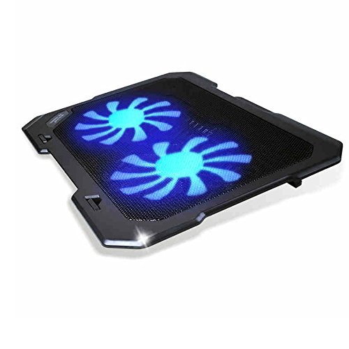 TopMate Notebook Laptop K  hler Laptop Unterlage- 2 x L  fter - 2 x Usb - 10 - 15 6  Zoll  Schwarz 