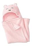 Très Chic Mailanda Bébé Sortie de Bain Animaux-Peignoir de Bain à Capuche-Serviette Peignoir à Capuche pour bébé 0-2 ans(100 * 100), Rose, Taille unique