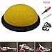 Produktbild SVNA Balance Half Ball Yoga Hemisphere Balance Trainingsgerät Schwimmpunktmassage mit Pumppumpenwiderstand mit Core Balance Training,Yellow