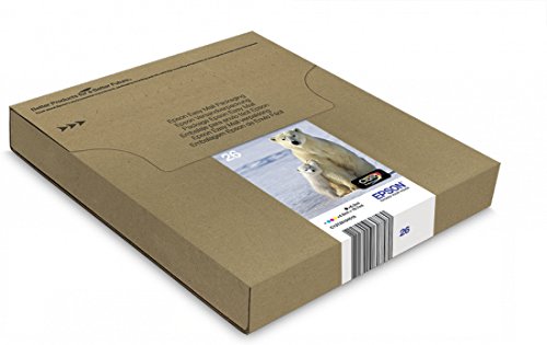 Epson Original T26 Tintenpatrone Eisbär, Multipack 4-farbig (Frustfreie Verpackung) - 3
