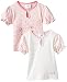 Twins Baby Girls Short Sleeve T-Shirt, 2-Pack, Pink (Weiss/Rosé ), 12-18 Months (Manufacturer size: 86)