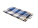 Produktbild Carenesse Hamamtuch CLASSIC blau kariert, 100% Baumwolle, 80 x 170 cm, leicht, kleines Packmaß, Pestemal, Saunatuch, Badetuch, Strandtuch, Handtuch Backpacker, Turkish Towel, Fouta