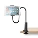 Produktbild Wiikee 80cm Schwanenhals-Tablet-Halter, Flexible Halterung Faule Arm-Telefon-Halter Schwanenhals-Ständer Flexible Tablet-Handy-Halter iPad Ladestation mit C-Halterung und langen Arm für 3,7 bis 10,6 Zoll Handy/iPad Mini/iPad Pro/iPhone/Samsung Galaxy Tabs, Freisprechanlage Video, Lesen, Spielen in Bedroon, Wohnzimmer, Küche(Black)